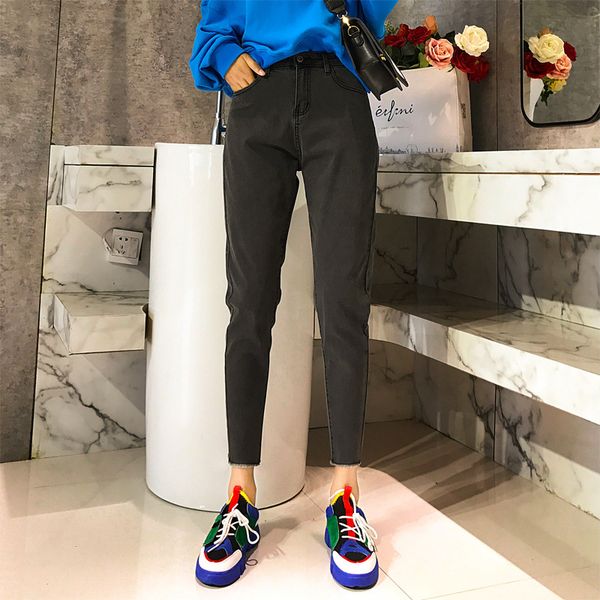 plus velvet jeans women's 2020 autumn and winter new style fashion korean-style baggy pants elasticity high-waisted slimming cap, Blue
plus velvet jeans women's 2020 autumn and winter new style fashion korean-style baggy pants elasticity high-waisted slimming cap, Blue