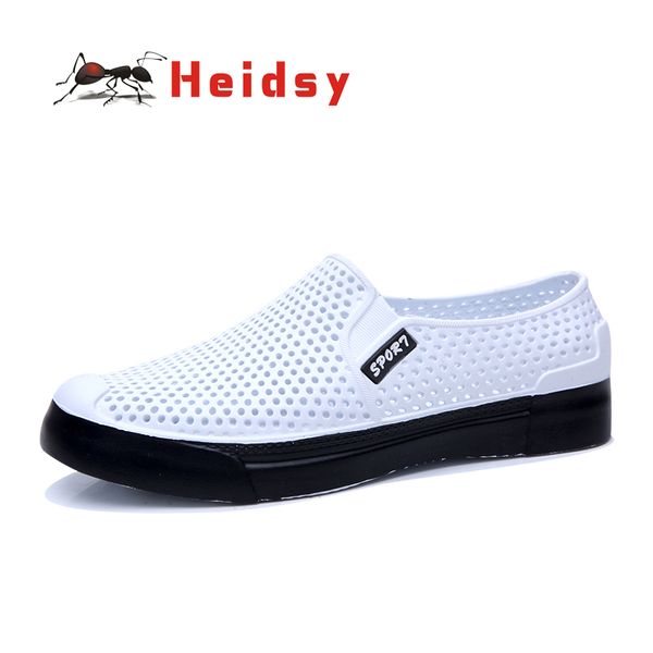 heidsy new fashion men's sandals summer casual light shallow mouth breathable hollow cut-outs slip on flats zapatos de hombres, Black
heidsy new fashion men's sandals summer casual light shallow mouth breathable hollow cut-outs slip on flats zapatos de hombres, Black
