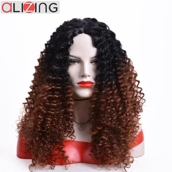 synthetic wigs alizing kinky curly fashion cosplay long black root ombre brown heat resistan african hairstyle for women
synthetic wigs alizing kinky curly fashion cosplay long black root ombre brown heat resistan african hairstyle for women