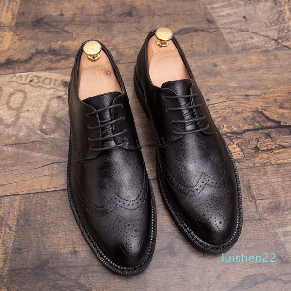 misalwa plus size 38-47 men brogue fashion oxford dress shoes male well-dressed gentleman handcrafted footwear for modern men l22, Black
misalwa plus size 38-47 men brogue fashion oxford dress shoes male well-dressed gentleman handcrafted footwear for modern men l22, Black