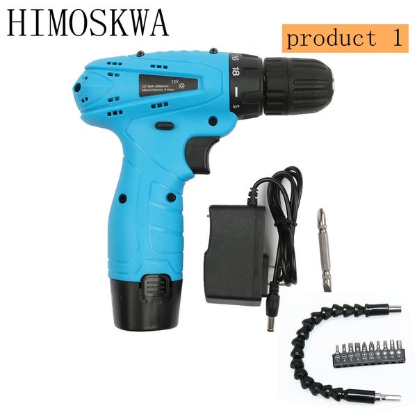 himoskwa 12v electric screwdriver lithium battery with accessories rechargeable multi-function cordless electric drill
himoskwa 12v electric screwdriver lithium battery with accessories rechargeable multi-function cordless electric drill