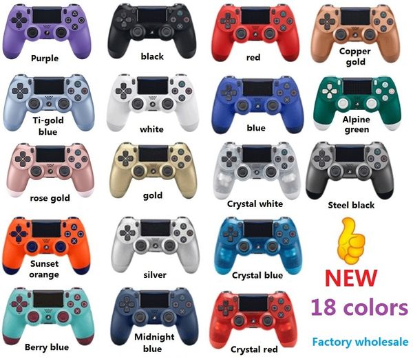 18 цветов PS4 контроллер для PS4 вибрационный джойстик геймпад беспроводной игровой контроллер для Sony Play Station с розничной коробкой
18 цветов PS4 контроллер для PS4 вибрационный джойстик геймпад беспроводной игровой контроллер для Sony Play Station с розничной коробкой