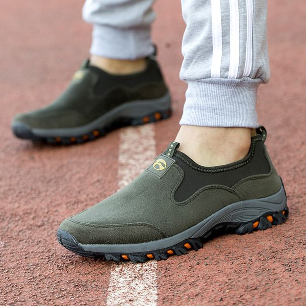autumn male outdoor hiking shoes suede leather men mountain climbing sports shoes non-slip mens travel walking sneakers
autumn male outdoor hiking shoes suede leather men mountain climbing sports shoes non-slip mens travel walking sneakers
