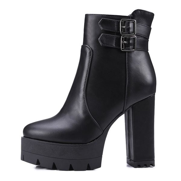 kalenmos ankle boots women high heel biker boots black office lady platform autumn winter booties women short size 34-42
kalenmos ankle boots women high heel biker boots black office lady platform autumn winter booties women short size 34-42