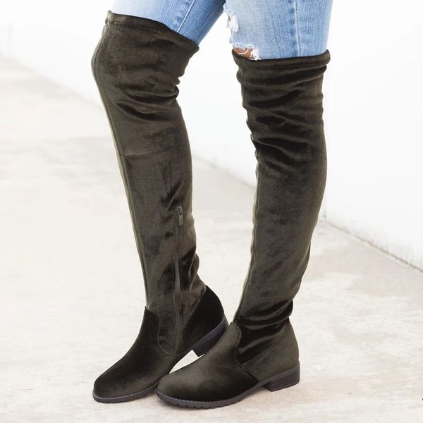shujin chunky heel long boots women zapatos de mujer zipper warm knee-high boots lady autumn winter high heel shoes 2019, Black
shujin chunky heel long boots women zapatos de mujer zipper warm knee-high boots lady autumn winter high heel shoes 2019, Black