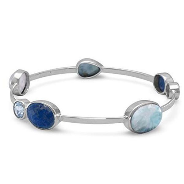 natural larimar fine women jewelry bracelet larimar bangle 100% 925 sterling silver bangle valentine's day present, Golden;silver
natural larimar fine women jewelry bracelet larimar bangle 100% 925 sterling silver bangle valentine's day present, Golden;silver