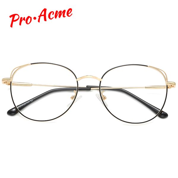 pro acme optical glasses frame blue light glasses anti blue light blocking metal frame computer for women pc1593, White;black
pro acme optical glasses frame blue light glasses anti blue light blocking metal frame computer for women pc1593, White;black