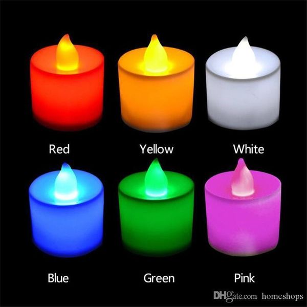 6 colours led flameless candle tea light creative led electronic decorate xmas party candlelight dinner candle lamps
6 colours led flameless candle tea light creative led electronic decorate xmas party candlelight dinner candle lamps