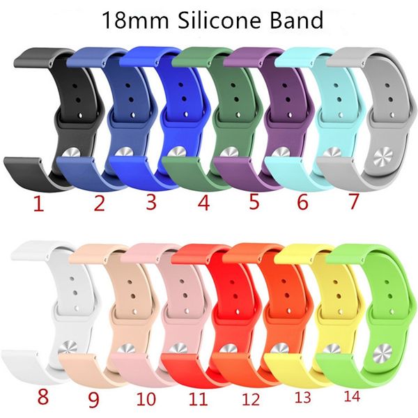colorful 18mm 20mm 22mm silicone band for huawei/withings/samsung galaxy 42mm 46mm gear s3/ amazfit bip watch replacement strap wristbands
colorful 18mm 20mm 22mm silicone band for huawei/withings/samsung galaxy 42mm 46mm gear s3/ amazfit bip watch replacement strap wristbands