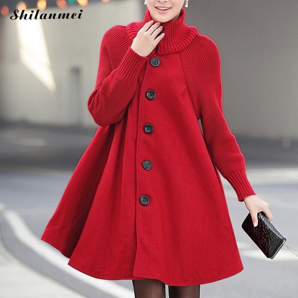 vintage turtleneck long female jacket overcoat solid casaco feminino loose winter party coat women autumn manteau femme hiver, Black
vintage turtleneck long female jacket overcoat solid casaco feminino loose winter party coat women autumn manteau femme hiver, Black