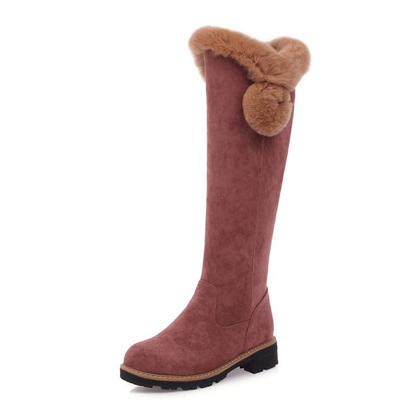 size 34-43 winter knee-high boots women suede fabric high woman shoes long feminina, Black
size 34-43 winter knee-high boots women suede fabric high woman shoes long feminina, Black