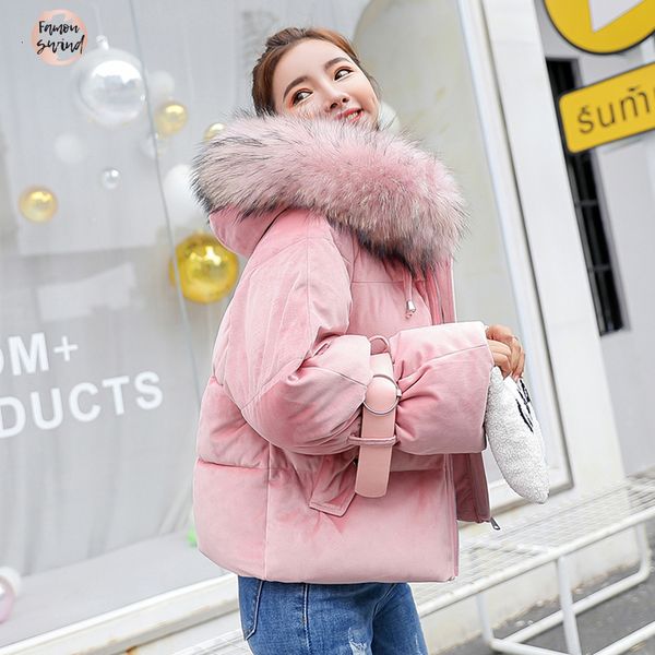 2019 новых короткий зимняя куртка женщина сгущение хлопок подогреть верхнюю одежду ветровки женских проложенные дряблые пальто с капюшоном, Black
2019 новых короткий зимняя куртка женщина сгущение хлопок подогреть верхнюю одежду ветровки женских проложенные дряблые пальто с капюшоном, Black