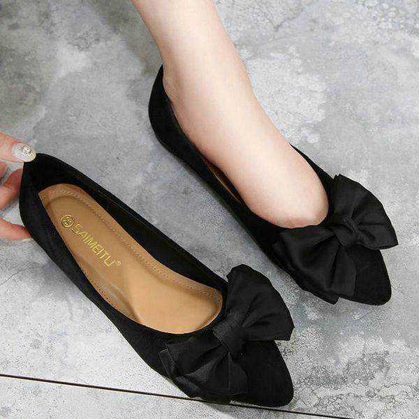 nice new summer women solid flat shoes lovely bowtie shoes woman leisure dress flock flats for cute girls, Black
nice new summer women solid flat shoes lovely bowtie shoes woman leisure dress flock flats for cute girls, Black