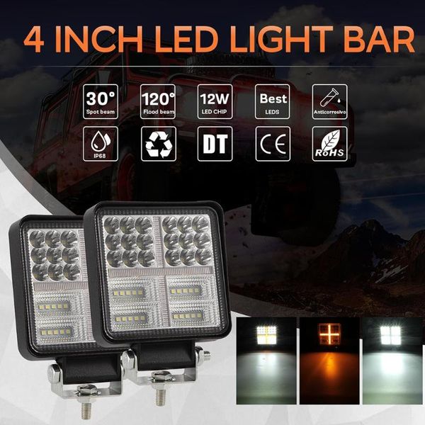 162w 4 inch led work light bar offroad spot flood combo beam white yellow light long life and lighting time high brightness
162w 4 inch led work light bar offroad spot flood combo beam white yellow light long life and lighting time high brightness
