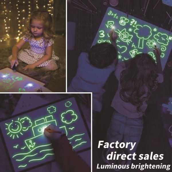 illuminated light drawing board toy development drawing doodle tablets education toys dq-drop
illuminated light drawing board toy development drawing doodle tablets education toys dq-drop