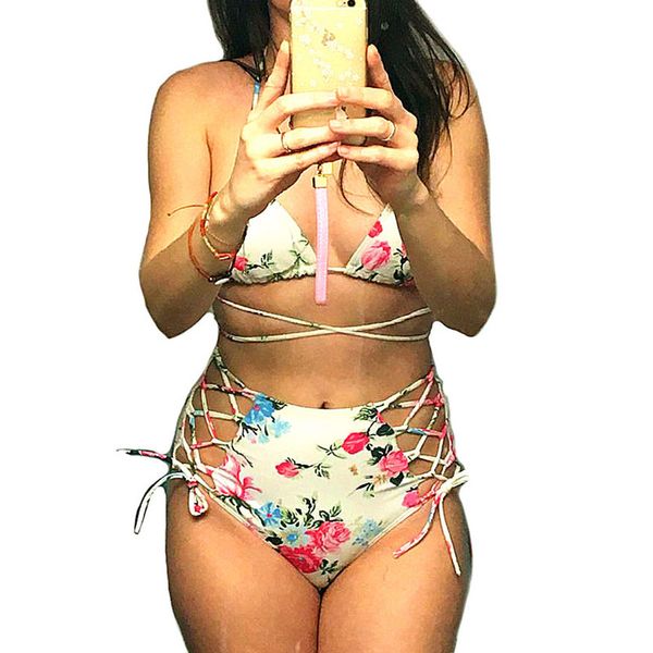 floral high waist bikini set lace up swimwear women 2019 swimsuit tie side bandage bathing suit swimming costumes plavky badpak, White;black
floral high waist bikini set lace up swimwear women 2019 swimsuit tie side bandage bathing suit swimming costumes plavky badpak, White;black