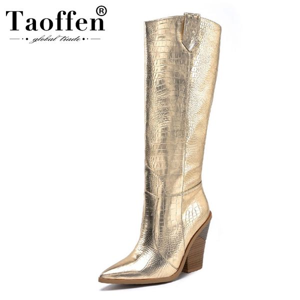 taoffen plus size 33-46 knee high boots women warm plush pointed toe high heels cowgirl boots winter shoes for women, Black
taoffen plus size 33-46 knee high boots women warm plush pointed toe high heels cowgirl boots winter shoes for women, Black