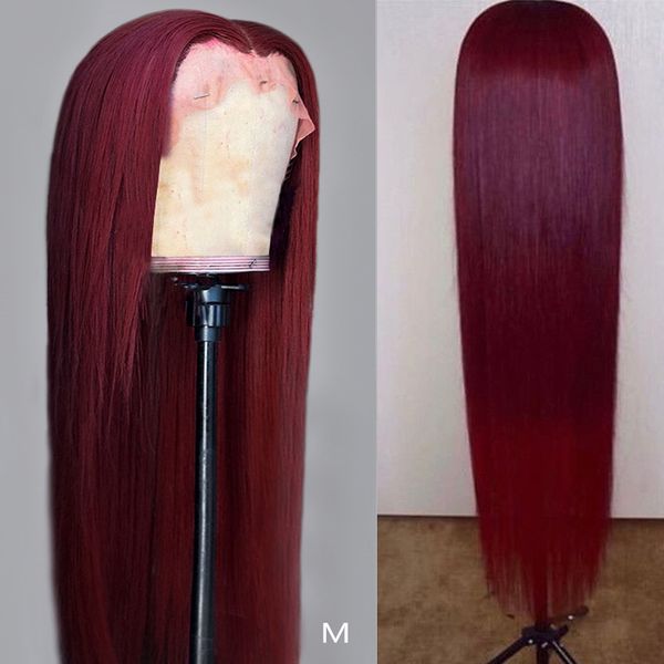 ombre color 1b 99j lace front wig 13x4 two tone human hair wigs 4x4 lace closure wig straight dark red wine lace front wig 150%, Black
ombre color 1b 99j lace front wig 13x4 two tone human hair wigs 4x4 lace closure wig straight dark red wine lace front wig 150%, Black