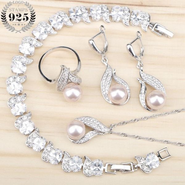 earrings & necklace women costume freshwater natural pearl 925 silver jewelry sets white zircon bracelets pendant&necklace rings gift box
earrings & necklace women costume freshwater natural pearl 925 silver jewelry sets white zircon bracelets pendant&necklace rings gift box