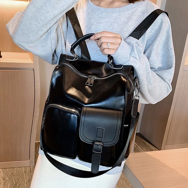 aelicy women backpack fashion outdoor simple vintage ladies zipper contrast travel backpack leather travel bag
aelicy women backpack fashion outdoor simple vintage ladies zipper contrast travel backpack leather travel bag