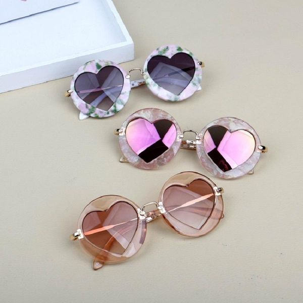 kids fashion round frame heart lens children vintage sunglasses uv400 girls lovely eyewear sun shade vjtcc, Blue
kids fashion round frame heart lens children vintage sunglasses uv400 girls lovely eyewear sun shade vjtcc, Blue