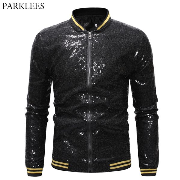 mens black sequin varsity jackets and coats 2019 new shinny glitter nightclub disco dj prom jacket bomber male jaqueta masculina, Black;brown
mens black sequin varsity jackets and coats 2019 new shinny glitter nightclub disco dj prom jacket bomber male jaqueta masculina, Black;brown