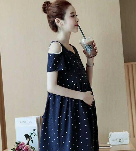 2020 new summer loose dress pregnant d4 women, White
2020 new summer loose dress pregnant d4 women, White