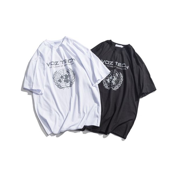 casual print tee shirts homme cotton breathable round collar bf wind summer new fashionable loose type shirt, White;black
casual print tee shirts homme cotton breathable round collar bf wind summer new fashionable loose type shirt, White;black