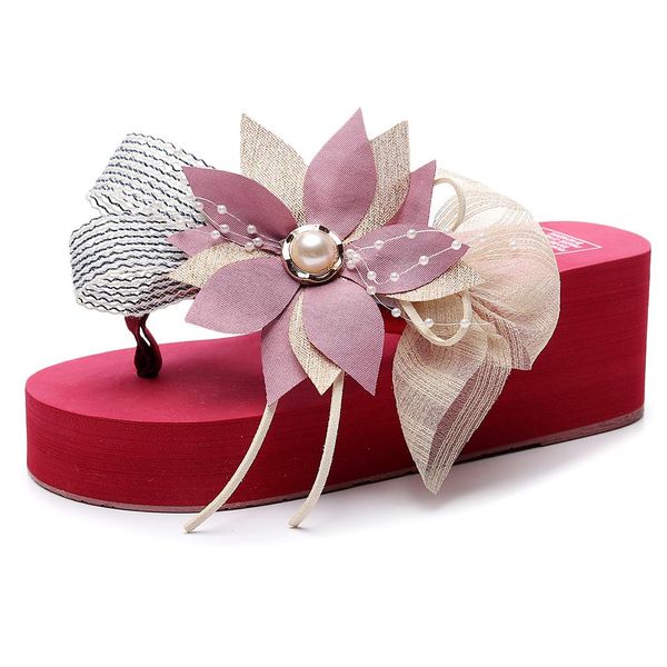 women slippers floral wedges bohemian style flip flops sandals beach slippers new fashion female casual solid9031455, Black
women slippers floral wedges bohemian style flip flops sandals beach slippers new fashion female casual solid9031455, Black
