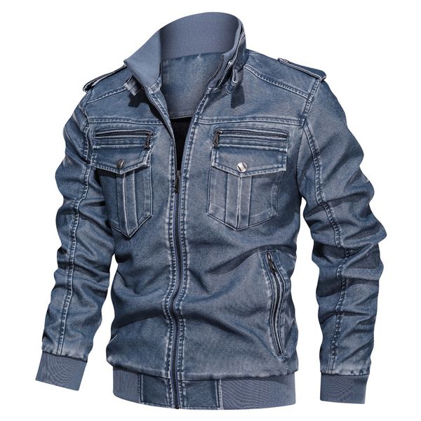 more than 2020 men pocket young collar pu leather and velvet retro fashion army leather jacket, Black
more than 2020 men pocket young collar pu leather and velvet retro fashion army leather jacket, Black
