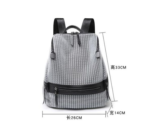 new cloth shoulder bag korean version leisure baitao grid backpack fashion simple large backpack
new cloth shoulder bag korean version leisure baitao grid backpack fashion simple large backpack