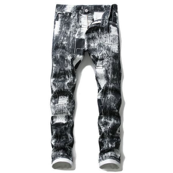 2020 fashion trend animal embroidered jeans new mens jeans black slimming shape small feet long trousers mens skinny jeans, Blue
2020 fashion trend animal embroidered jeans new mens jeans black slimming shape small feet long trousers mens skinny jeans, Blue