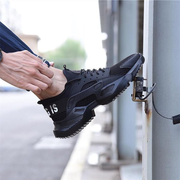 mesh steel toe shoes work safety shoes ultra-light soft bottom men breathable anti-smashing safety boots fashion work boots, Black;brown
mesh steel toe shoes work safety shoes ultra-light soft bottom men breathable anti-smashing safety boots fashion work boots, Black;brown