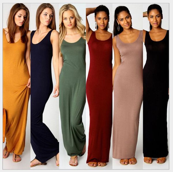 2019 new summer casual bodycon beach dress womens elegant fashion club vest dresses bohemian long maxi dress plus size robe 14 colors, Black;gray
2019 new summer casual bodycon beach dress womens elegant fashion club vest dresses bohemian long maxi dress plus size robe 14 colors, Black;gray