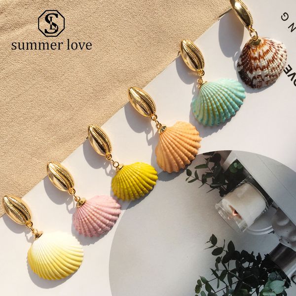 bohemia vintage natural porcelain snail shell dangle earring for women fashion geometric gold alloy conch drop earring, Silver
bohemia vintage natural porcelain snail shell dangle earring for women fashion geometric gold alloy conch drop earring, Silver