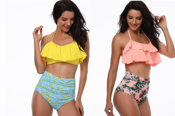 2023 online parent child swimwear print high waisted bikini ruffle mother daughter suit children girls lace up flexible stylish
2023 online parent child swimwear print high waisted bikini ruffle mother daughter suit children girls lace up flexible stylish