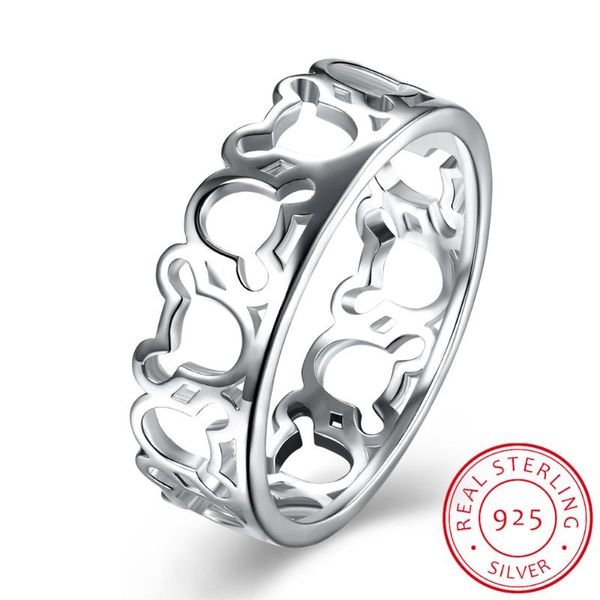 lekani fashion silver fine jewelry 925 silver rings beautiful rings for women girls ring gifts ( size 6,7,8,9, Golden;silver