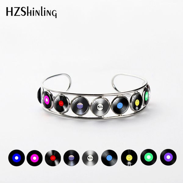 new arrival vinyl record bangle silver round jewelry glass dome cd record bracelet music jewelry fashion silver cuff gift, Golden;silver
new arrival vinyl record bangle silver round jewelry glass dome cd record bracelet music jewelry fashion silver cuff gift, Golden;silver