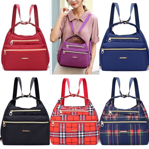 cuffel multi-function women's nylon cloth multi-layer waterproof women's shoulder backpack bag messenger bag backpack, White
cuffel multi-function women's nylon cloth multi-layer waterproof women's shoulder backpack bag messenger bag backpack, White