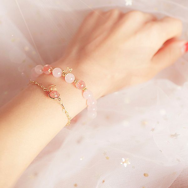 sansummer new bracelet gift box sweet girl pink geometry star moon combination sky blessing bracelet jewelry gift 6159, Black
sansummer new bracelet gift box sweet girl pink geometry star moon combination sky blessing bracelet jewelry gift 6159, Black