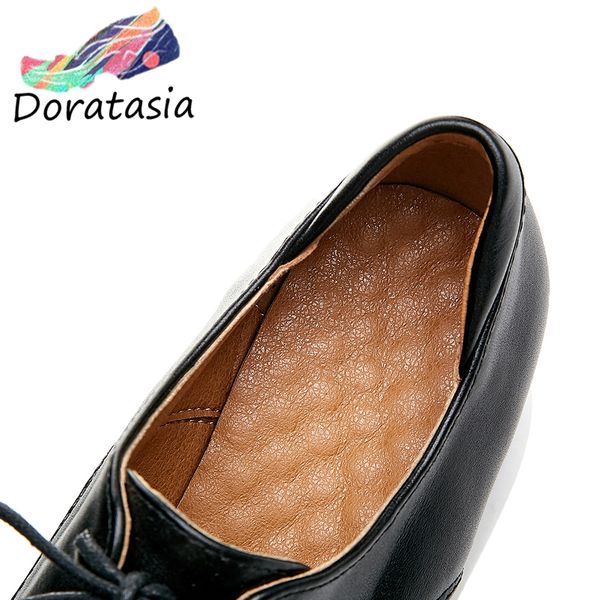 brand big size 42 cow genuine leather flat platform women shoes girls shoelaces leisure shoes woman flats 2019, Black
brand big size 42 cow genuine leather flat platform women shoes girls shoelaces leisure shoes woman flats 2019, Black