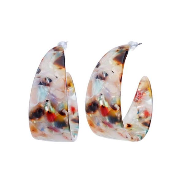 acrylic c shaped large hoop earrings personalized european acetate earings ear jewelry mixed color for wholesale, Golden;silver
acrylic c shaped large hoop earrings personalized european acetate earings ear jewelry mixed color for wholesale, Golden;silver
