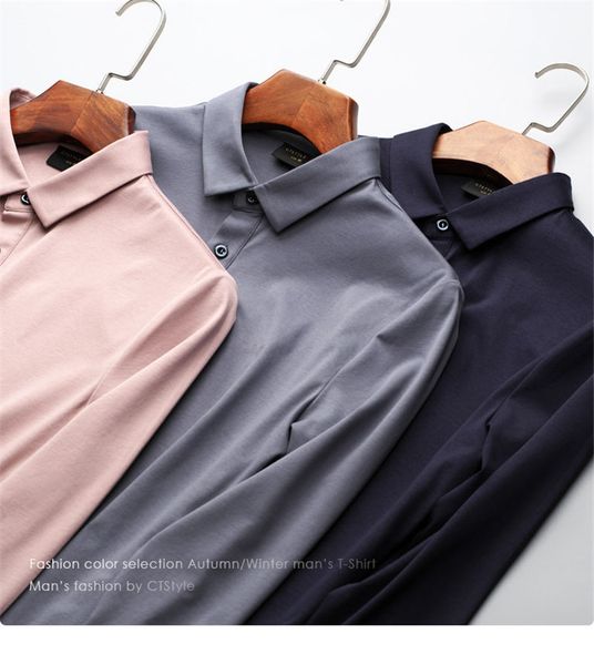 solid color mens designer tshirts long sleeve lapel neck mens slim with button males casual tshirts, White;black
solid color mens designer tshirts long sleeve lapel neck mens slim with button males casual tshirts, White;black