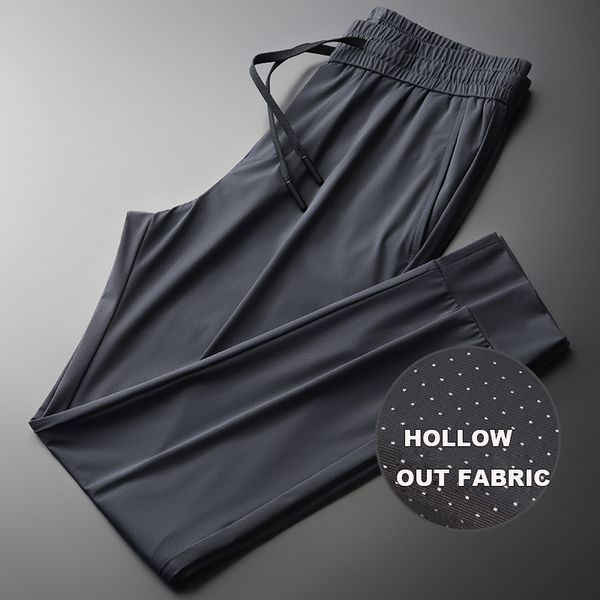 new summer grey mens pants luxury hollow out thin casual sport male pants plus size 4xl fashion slim fit drawstring man, Black
new summer grey mens pants luxury hollow out thin casual sport male pants plus size 4xl fashion slim fit drawstring man, Black