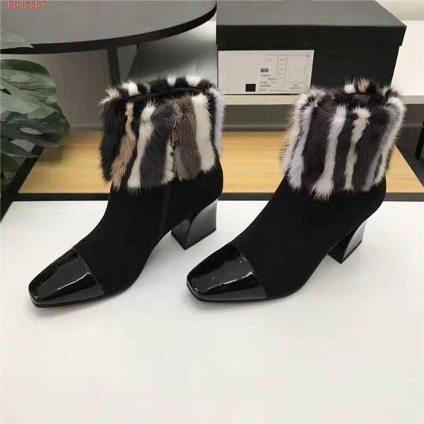 womens autumn and winter high heel ankle boots,hairy ankle boots with side zipper and ankle high heels,complete set of shoe box, Black
womens autumn and winter high heel ankle boots,hairy ankle boots with side zipper and ankle high heels,complete set of shoe box, Black