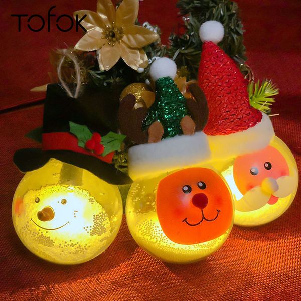 tofok christmas led light glowing ball santa claus snowman foam particles xmas hanging decoration for festival party kids gift
tofok christmas led light glowing ball santa claus snowman foam particles xmas hanging decoration for festival party kids gift