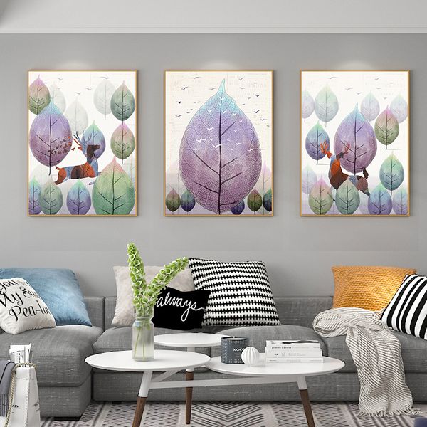 jiashemeiju wall painting nordic art colorful leaf wall art canvas painting scandinavian poster decorative pictures home decor
jiashemeiju wall painting nordic art colorful leaf wall art canvas painting scandinavian poster decorative pictures home decor