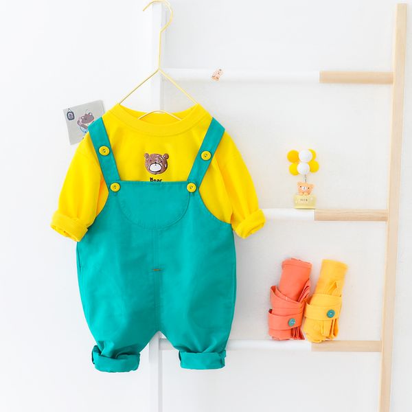 конфеты цвета детская одежда baby girl одежда 2020 новые прибытия наборы мультфильм медведь топ с габаритными детская одежда длинные рукава, White
конфеты цвета детская одежда baby girl одежда 2020 новые прибытия наборы мультфильм медведь топ с габаритными детская одежда длинные рукава, White