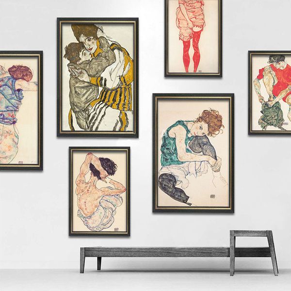 egon schiele abstact body color delineation sketch canvas art print painting poster wall picture for living room home décor
egon schiele abstact body color delineation sketch canvas art print painting poster wall picture for living room home décor