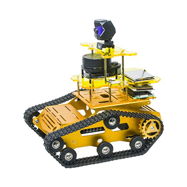 diy smart robot tank chassis car with laser radar for raspberry pi 4 (2g) for boys kids birthdaty gifts 2020 - blue
diy smart robot tank chassis car with laser radar for raspberry pi 4 (2g) for boys kids birthdaty gifts 2020 - blue